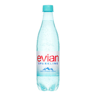 Evian sparkling 100% rpet (12x 50 cl)