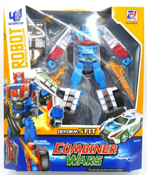 Jonotoys Combiner Wars robot trasformatore 5 pezzi