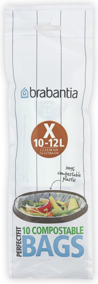 Brabantia Brabantia PerfectFit Composter x Bags de residuos 10-12L 10 piezas