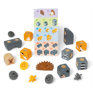 Melissa Doug Blockables Woodland Friends Playset Set (16pc)