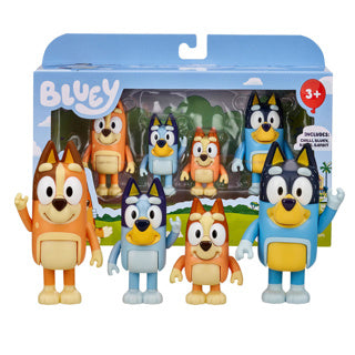 Moose juguetes azules de la familia azul speel figuras, 4st.