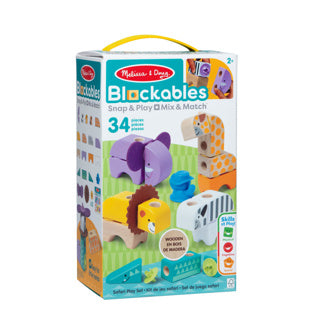 Melissa Doug Blockables Safari Play Set (34 piezas)