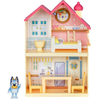 Moose toys bluey mini speelhuis met meubels en speelfiguur