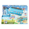 Moose toys bluey 3in1 vliegtuig met 2 speelfiguren