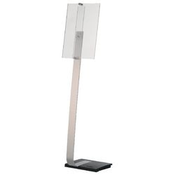 Abi soporte para letrero cristal duradero 481923 a3 plata metálica