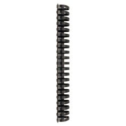 Binding spines gbc plastic a4 51mm black 450 sheets