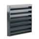 Renson 1062412 - rejilla de pared de superficie skin alu 431 (225x225) estructura 7016 | 2 piezas