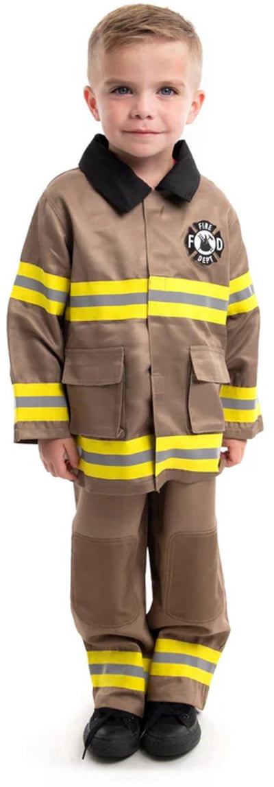 Pequeñas aventuras - set de disfraz de bombero - talla 110-122
