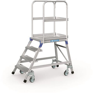 Zarges platformtrap verrijdbaar 1x4tr
