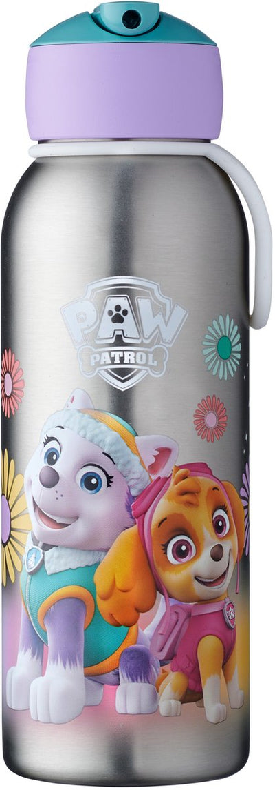 Borraccia termica Mepal Flip-up Campus - 350 ml - 12 ore fredde 4 ore calde - borraccia con cannuccia per bambini - Paw Patrol Girls