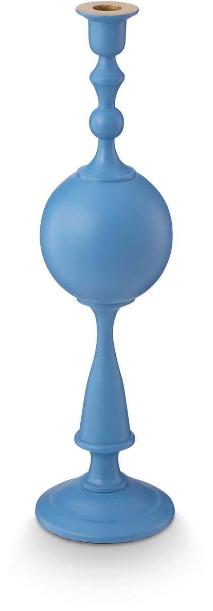 Pip studio candelabro esfera - candelabro de metal - azul claro - 44cm