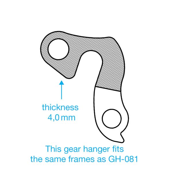 Union Derailleurpad GH-013. Vari marchi