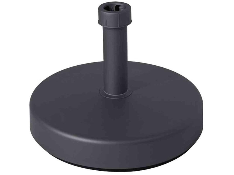 Base de sombrilla 25kg redonda rellenable antracita