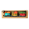 Jip y bio trein met wagons