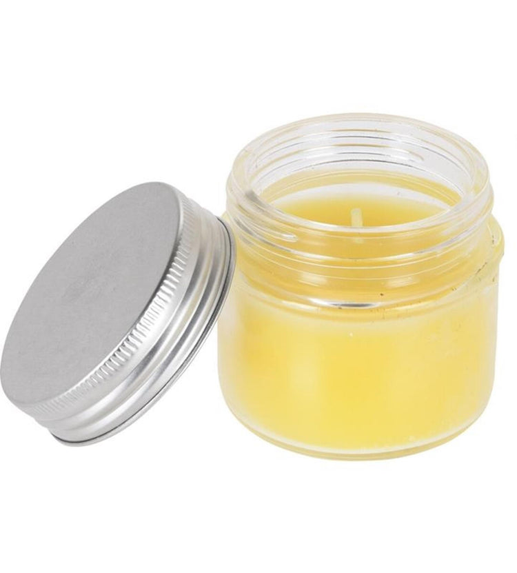 Pro garden citronella kaars in glazen pot ø6x6cm