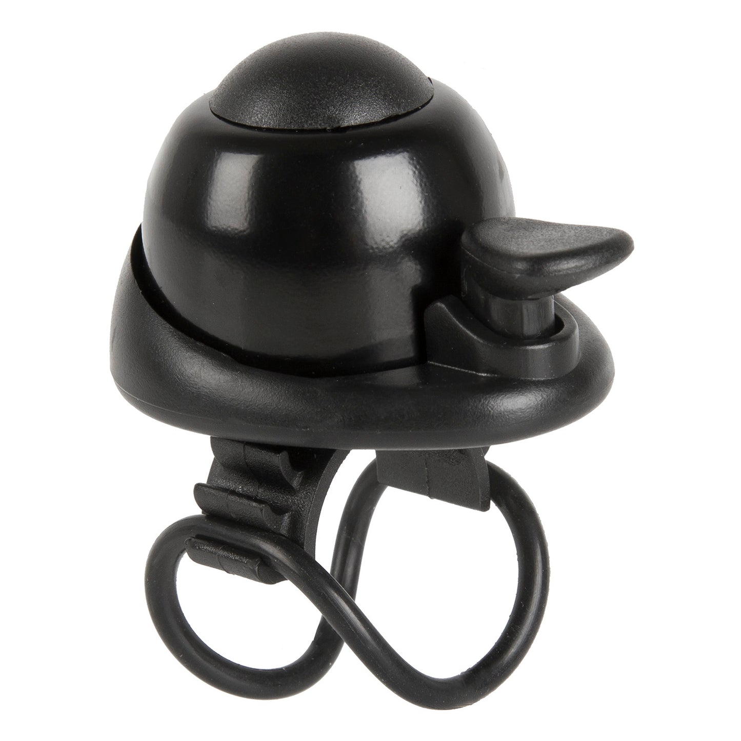 M-wave mini bel, negro con anillo de goma