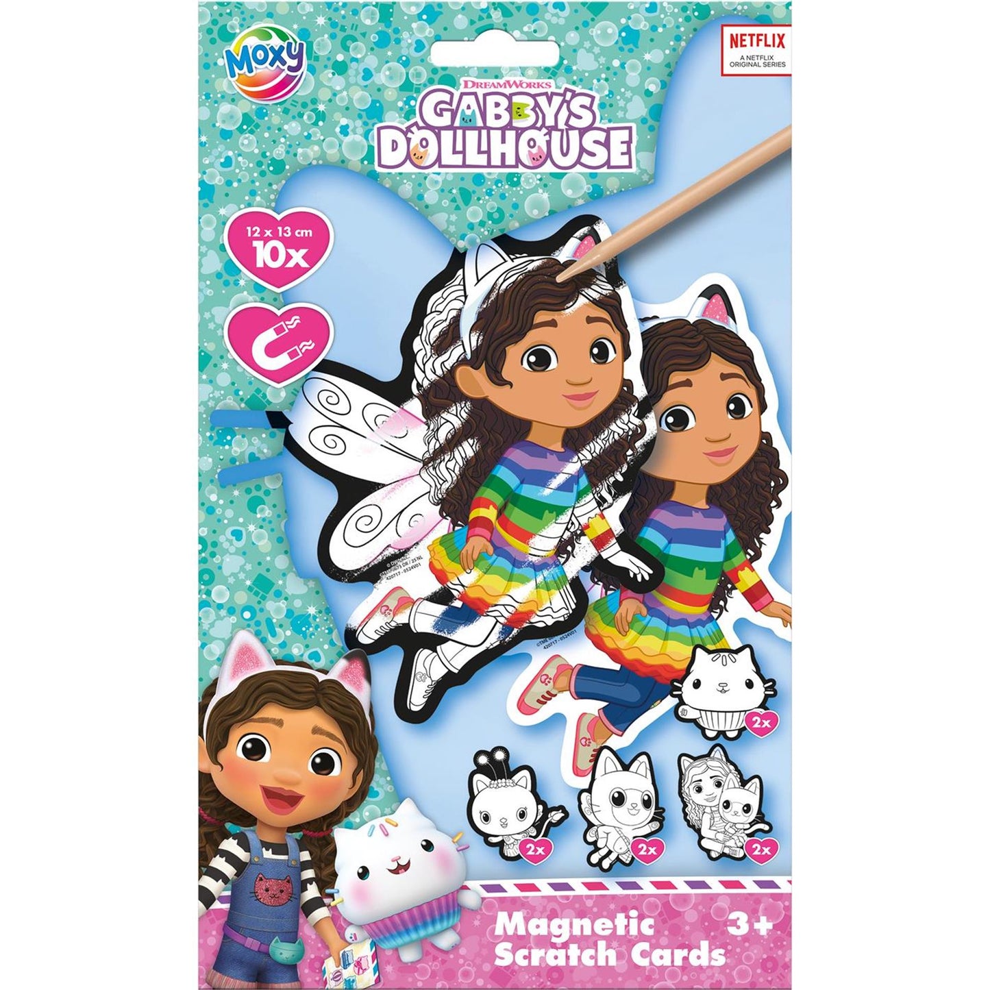 Moxy gabby magnetische kraskaarten 10pcs
