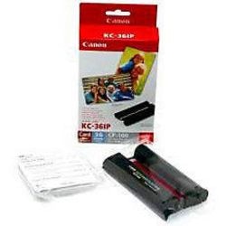 Inktcartridge canon 7739a001ab nummer kc-36ip met fotopapier zwart