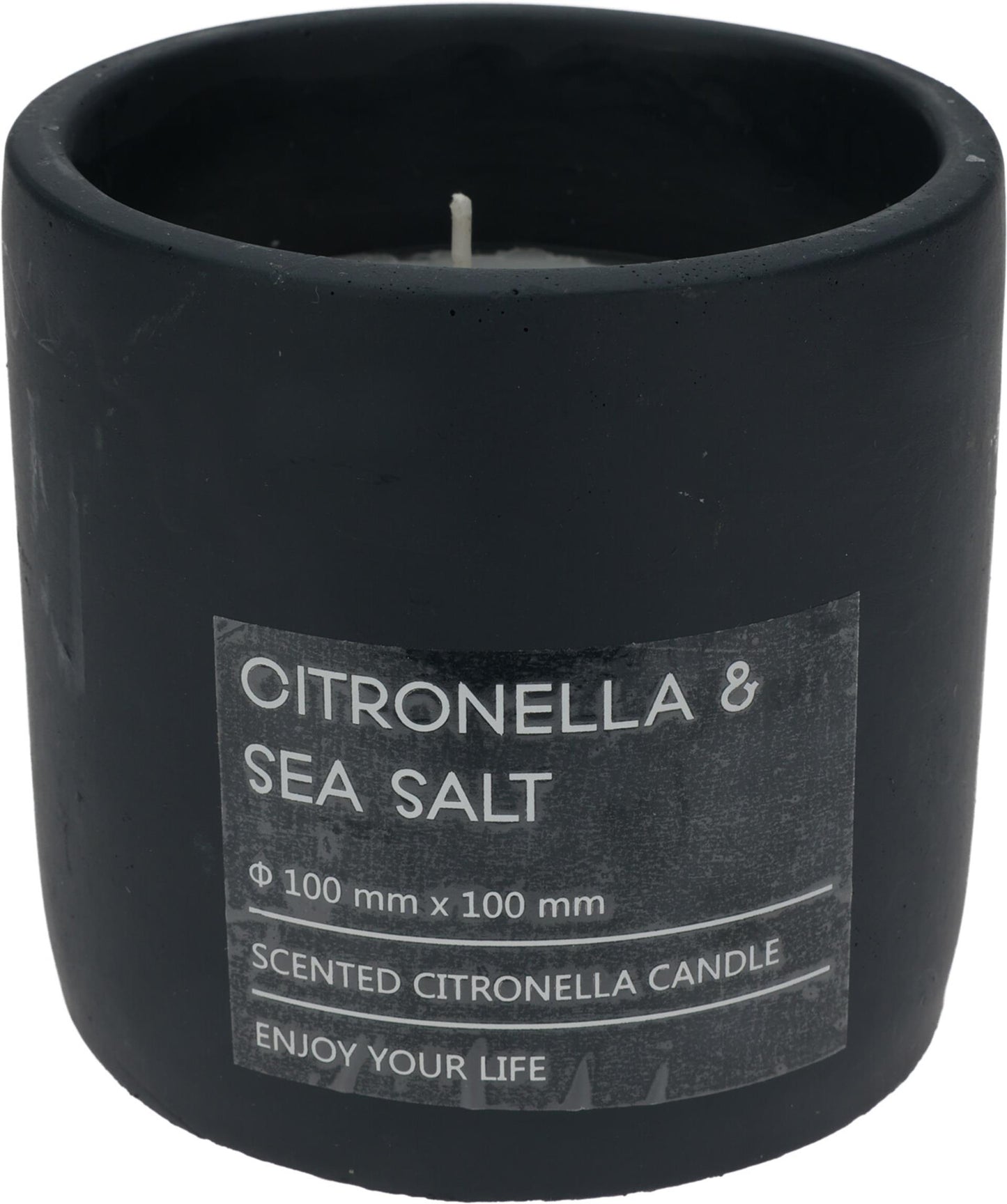 Candela Pro Garden alla citronella in vaso 10 cm antracite