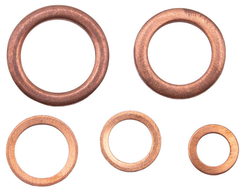 Dresselhaus Seal Ring Copper SB-Mix Forma 5 piezas. En una blista