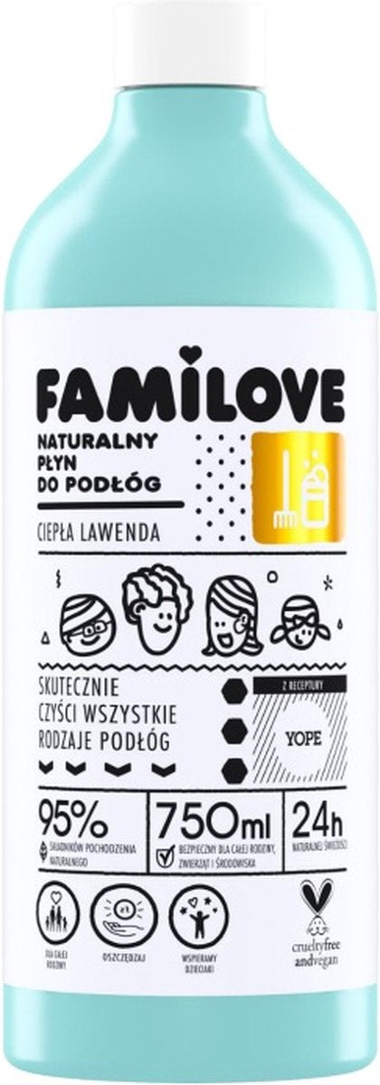 Yope Familove Detergente Naturale per Pavimenti 750ml