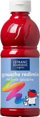 Lefranc burgués l b pintura gouache redimix rojo primario 500ml
