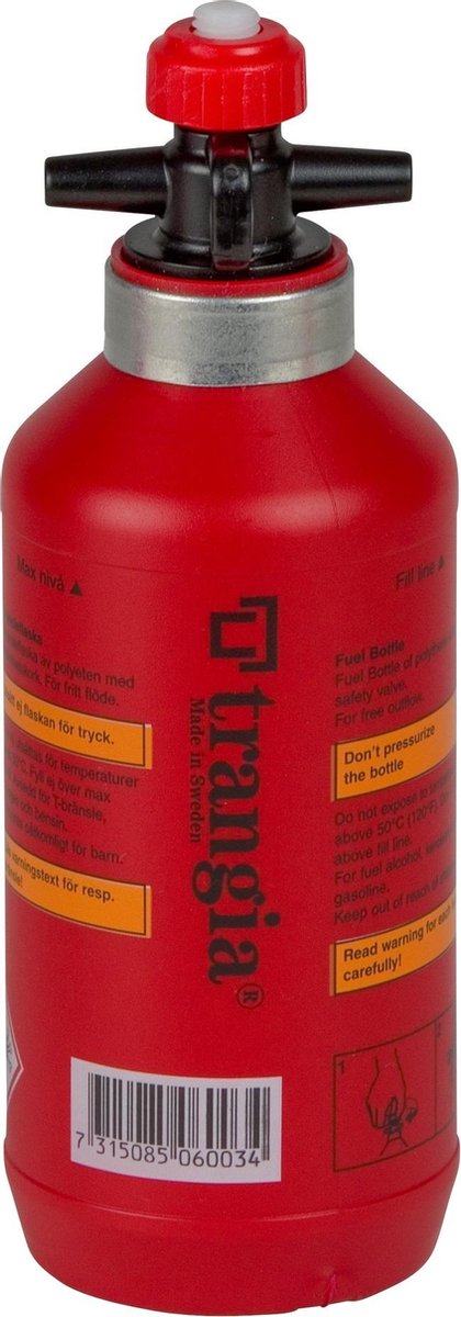 Botella de combustible Trangia roja 300 ml