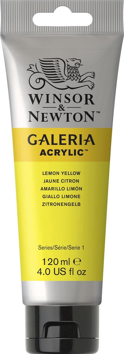 Winsor newton galeria acrylic 120ml lemon yellow
