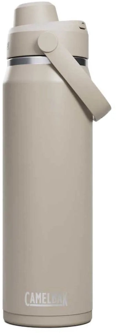Botella para beber Camelbak thrive chug - 750 ml - acero inoxidable - con tapón de rosca - botella de agua aislante - beige
