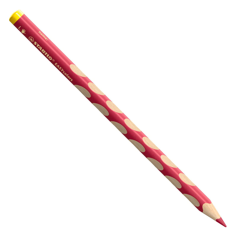 Matita colorata per mancini Stabilo easycolors - rosso carminio intenso