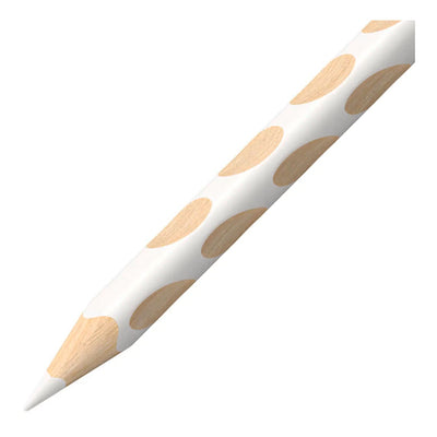 Matita colorata per destrimani Stabilo easycolors - bianca