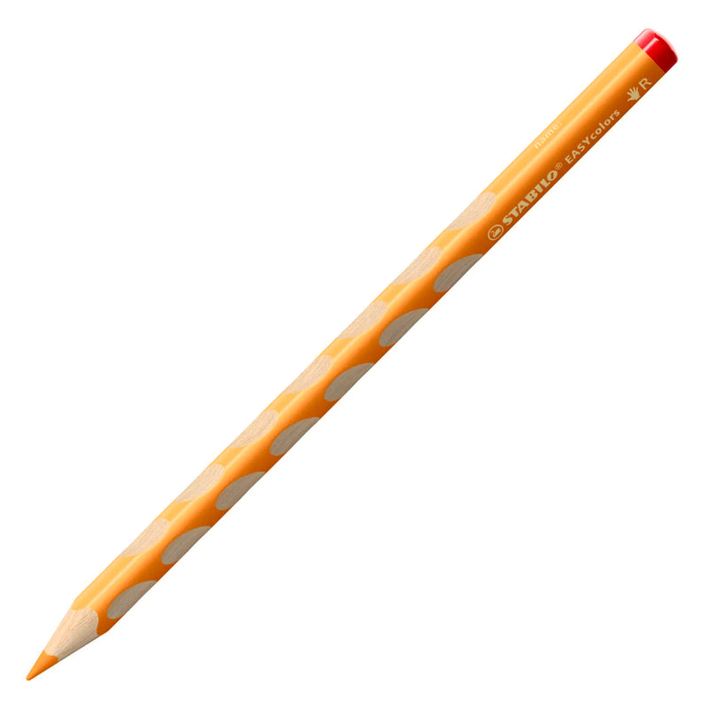 Matita colorata per destrimani Stabilo easycolors - giallo arancio