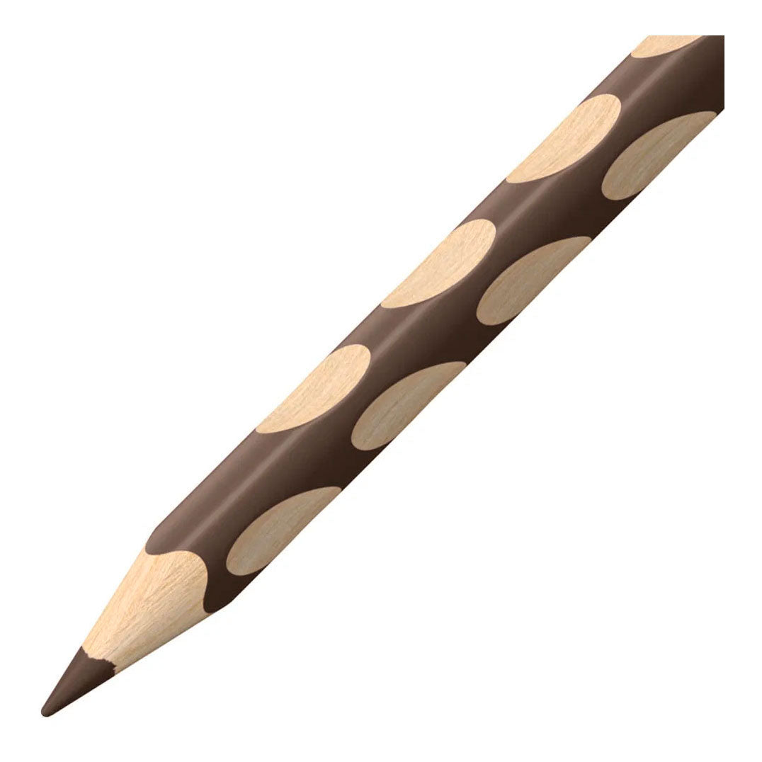 Matita colorata per destrimani Stabilo easycolors - marrone scuro