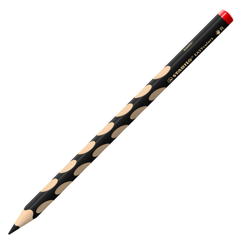 Lápiz de color para diestros Stabilo easycolors - negro