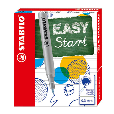 Stabilo easyoriginal - navulling fine - 20 stuks - blauw