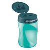 Stabilo easysharpener 3 in 1 puntenslijper links petrol