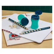 Stabilo easysharpener - 3 in 1 puntenslijper - links - petrol - afbeelding 4
