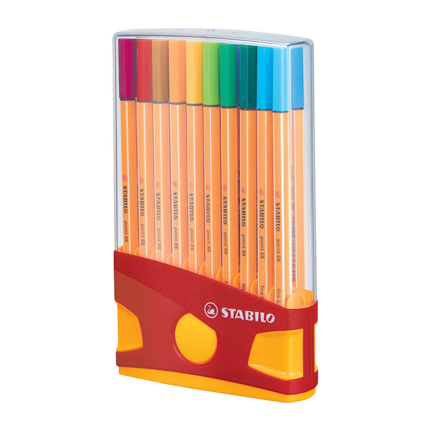 Stabilo Point 88 Colorparade Red Orange, 20st.