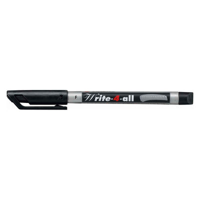 Stabilo write-4-all - permanent marker - fijn - zwart