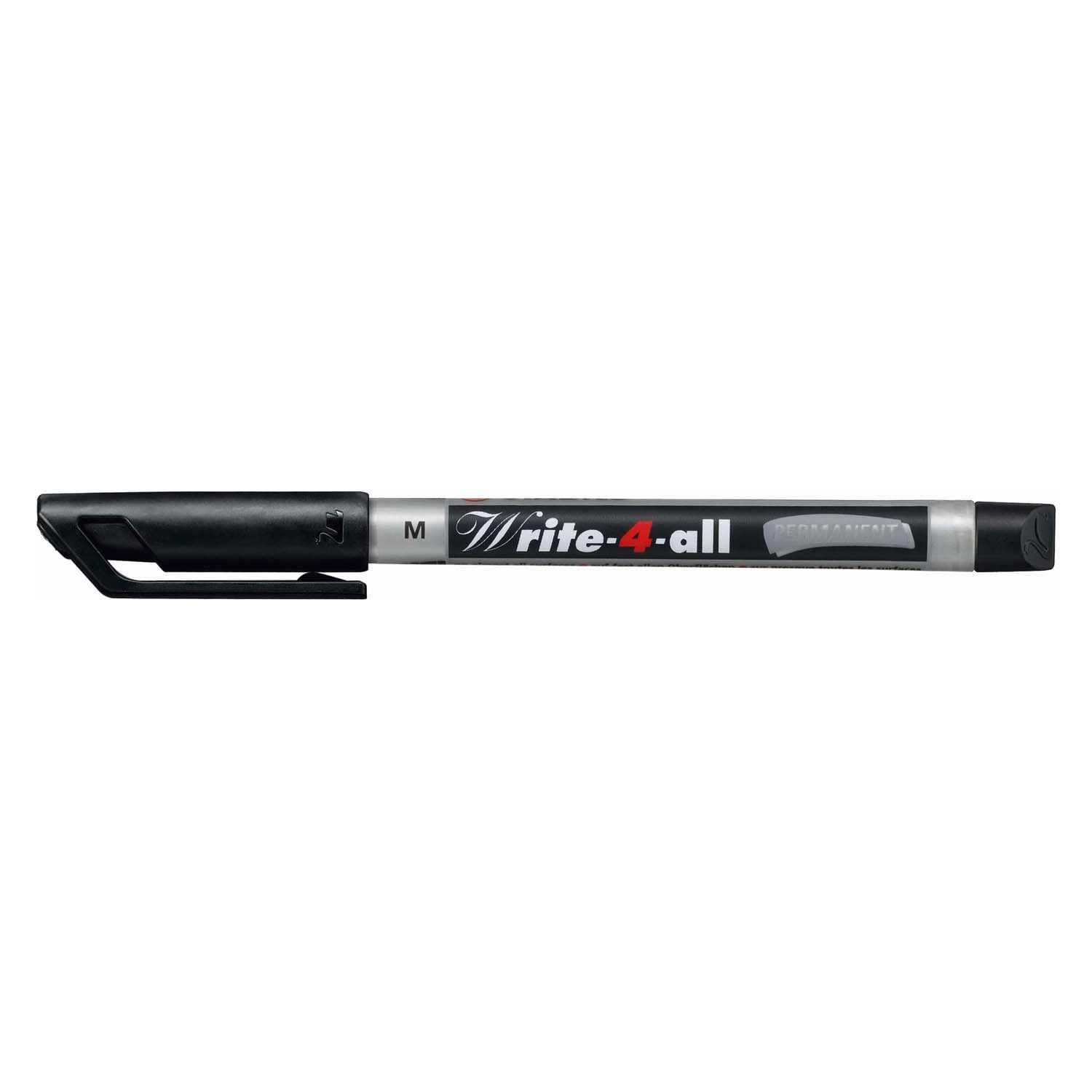 Stabilo Write-4-All Permanent Marker Medium Black