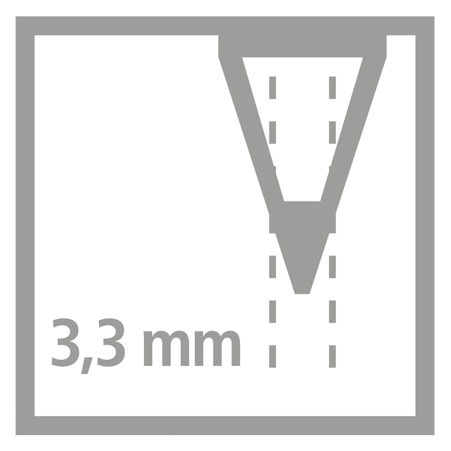 Stabilo all glaspotlood - kleur- en grafietpotlood - geel