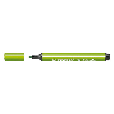 Stabilo trio scribbi - viltstift met meeverende punt - lichtgroen