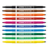Stabilo trio 2 en 1 fieltro -tip y fineliner en un conjunto de 10 piezas