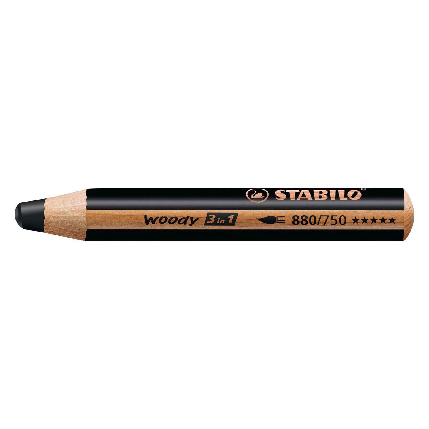 Stabilo woody 3 in 1 - multitalent kleurpotlood - zwart
