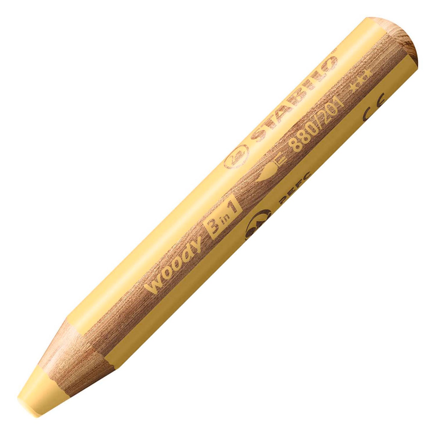 Stabilo woody 3 in 1 - multitalent kleurpotlood - pastel geel