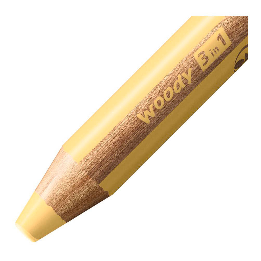 Stabilo woody 3 in 1 - multitalent kleurpotlood - pastel geel