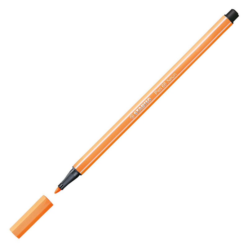 Stabolo Pen 68 Felt -Tip Pen arancione fluorescente (68 054)