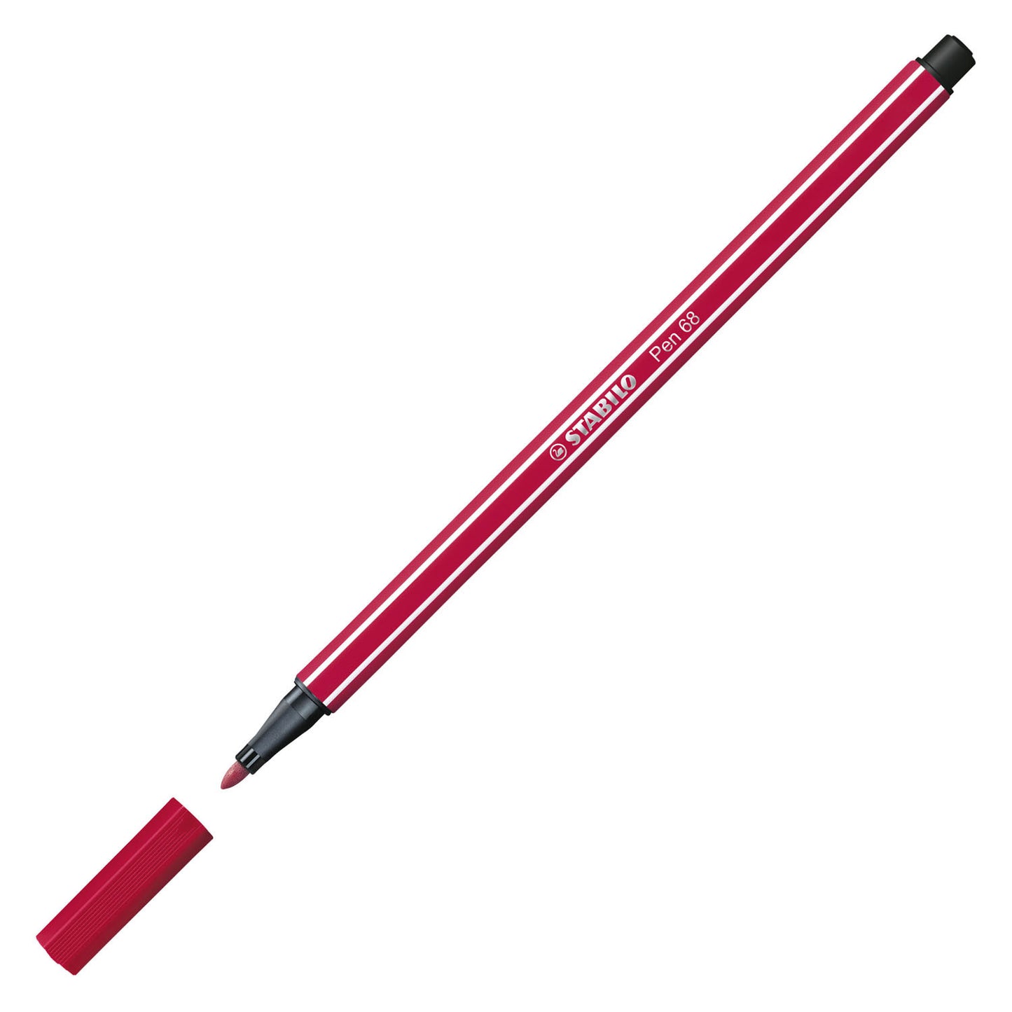 Stabilo pen 68 viltstift donkerrood (68 50)