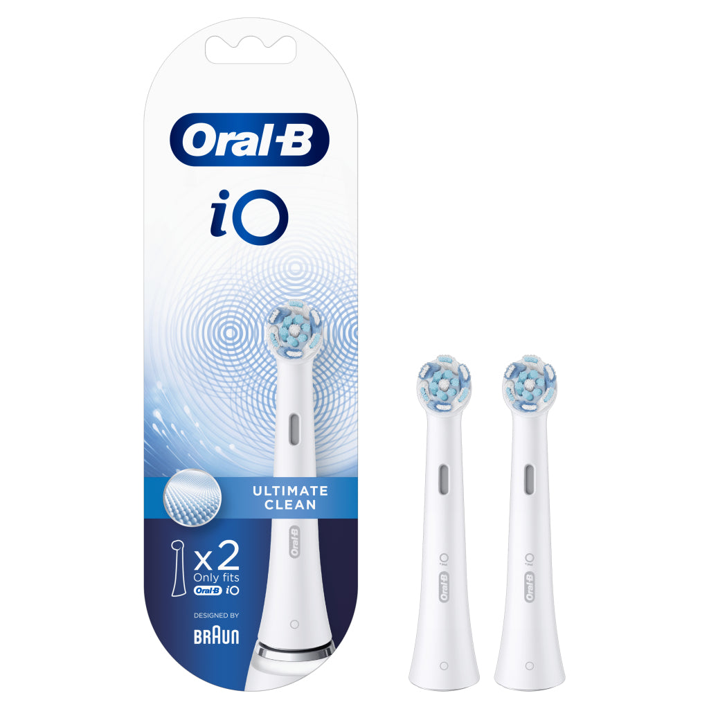 Oral-b oral-b io ultimate cepillos de apuñalamiento limpio 2 piezas