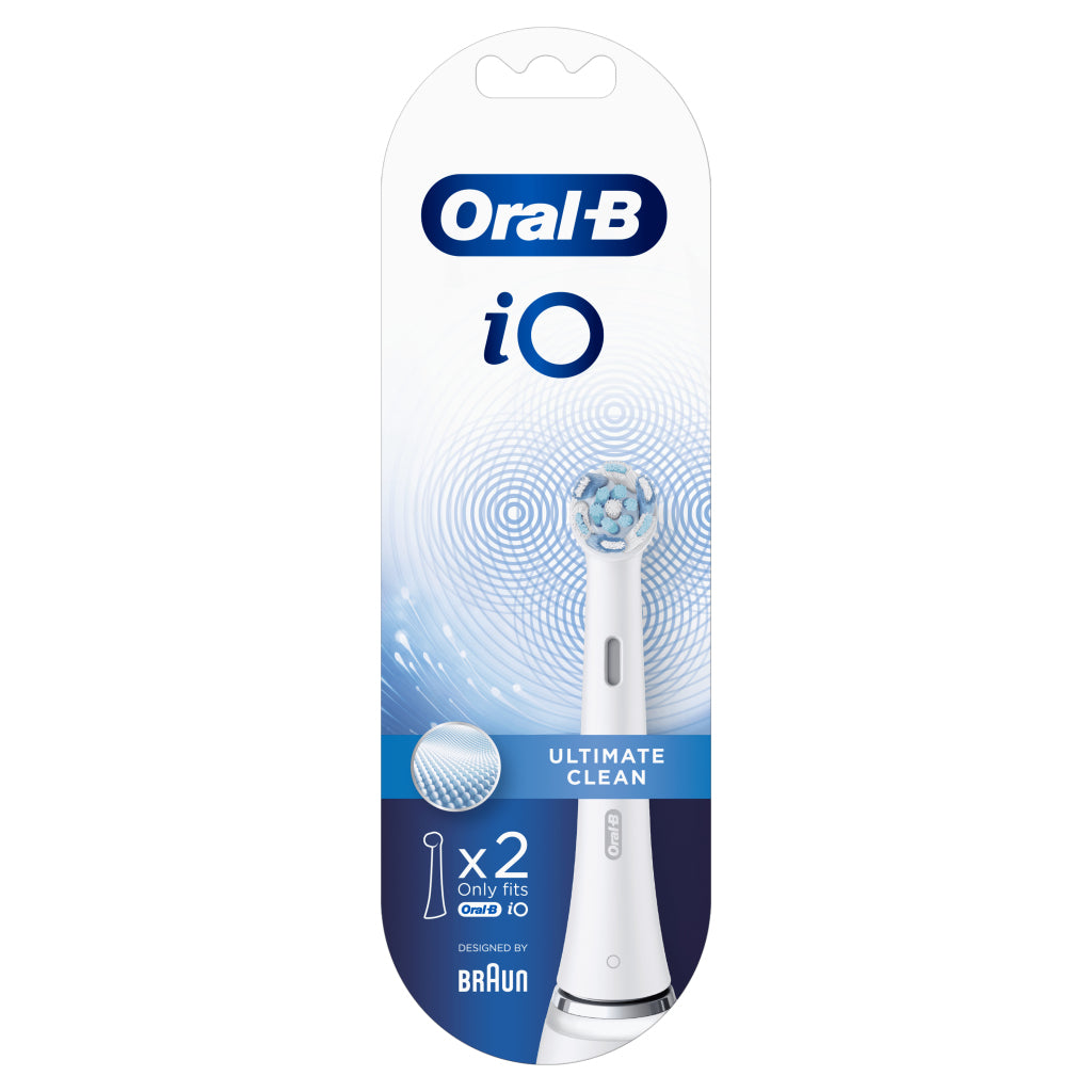 Oral-b oral-b io ultimate cepillos de apuñalamiento limpio 2 piezas